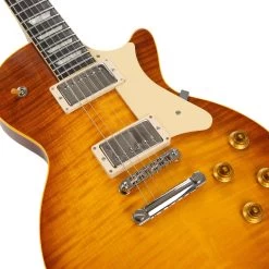Heritage Custom Shop Core Collection H-150 Electric Guitar In Dirty Lemon Burst -Professional Guitar Store 421316 Heritage Custom Shop Core Collection H150 Electric Dirty Lemon Burst Angle