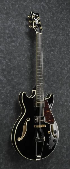 Ibanez AMH90-BK Artcore Expressionist Hollowbody Electric Guitar In Black -Professional Guitar Store 424154 AMH90 BK 5B 02 E