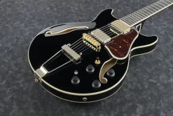 Ibanez AMH90-BK Artcore Expressionist Hollowbody Electric Guitar In Black -Professional Guitar Store 424156 AMH90 BK 5B 02 H