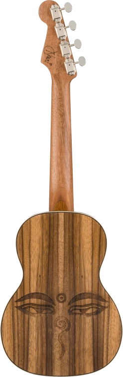 Fender Dhani Harrison Uke Walnut Fingerboard Sapphire Blue -Professional Guitar Store 426640 0971752127 fen ins bck 1 rl