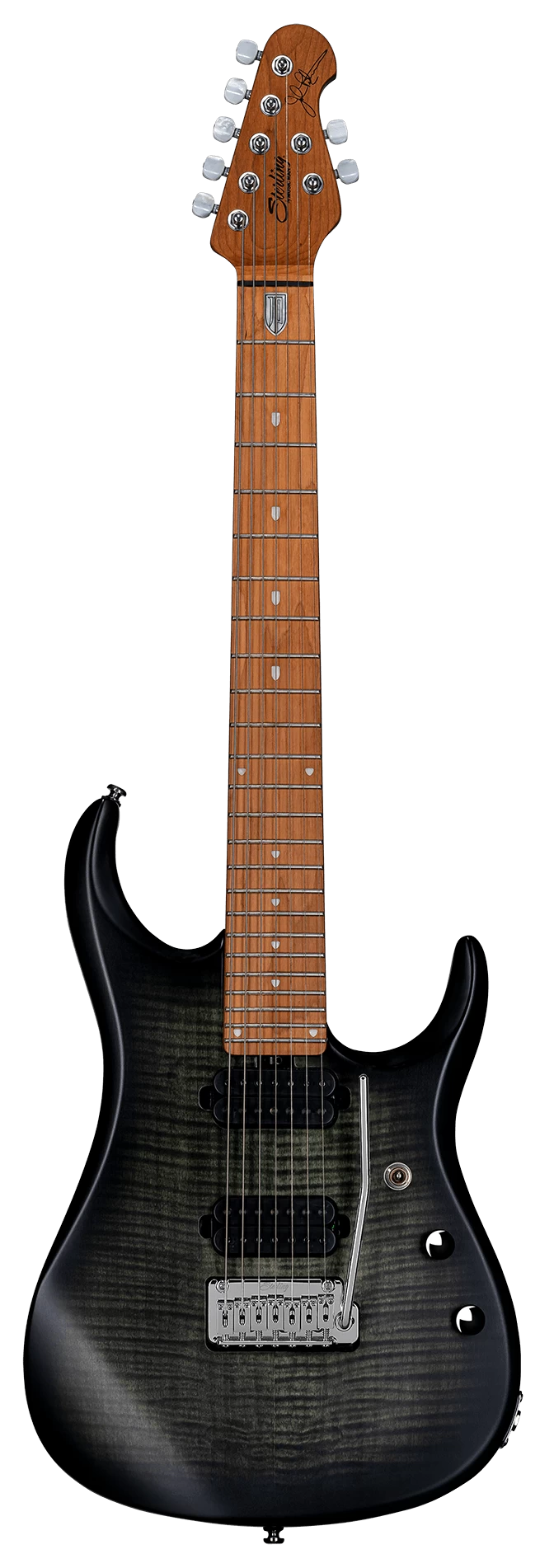 Sterling By Music Man JP157 In Trans Black Satin 2 Sterling By Music Man JP157 In Trans Black Satin - Image 2