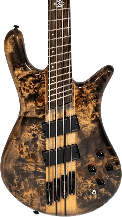 Spector NS Dimension MS 4 4-String Bass In Super Faded Black 1 Spector NS Dimension MS 4 4-String Bass In Super Faded Black