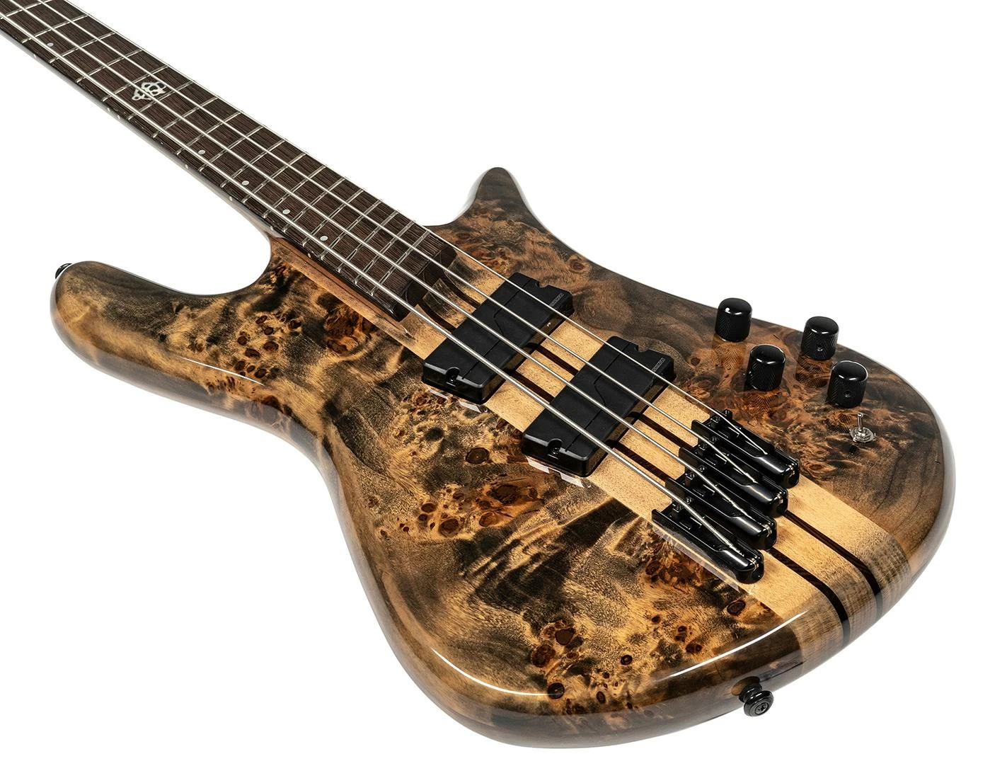 Spector NS Dimension MS 4 4-String Bass In Super Faded Black 4 Spector NS Dimension MS 4 4-String Bass In Super Faded Black - Image 4