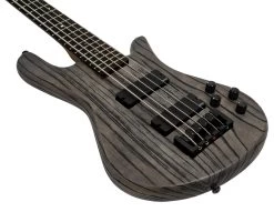 Spector NS Pulse 5 5-String Bass In Charcoal Grey -Professional Guitar Store 429294 PULSE 5 CG ANGLE