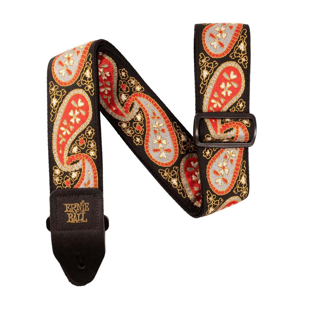 Ernie Ball Jacquard Weave Midnight Paisley Guitar Strap 1 Ernie Ball Jacquard Weave Midnight Paisley Guitar Strap