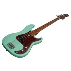 Sire Marcus Miller P5 Alder 4-String Bass Guitar In Mild Green 8 Sire Marcus Miller P5 Alder 4-String Bass Guitar In Mild Green -Professional Guitar Store 430194 Sire Marcus Miller P5 4 String Mild Green Angle
