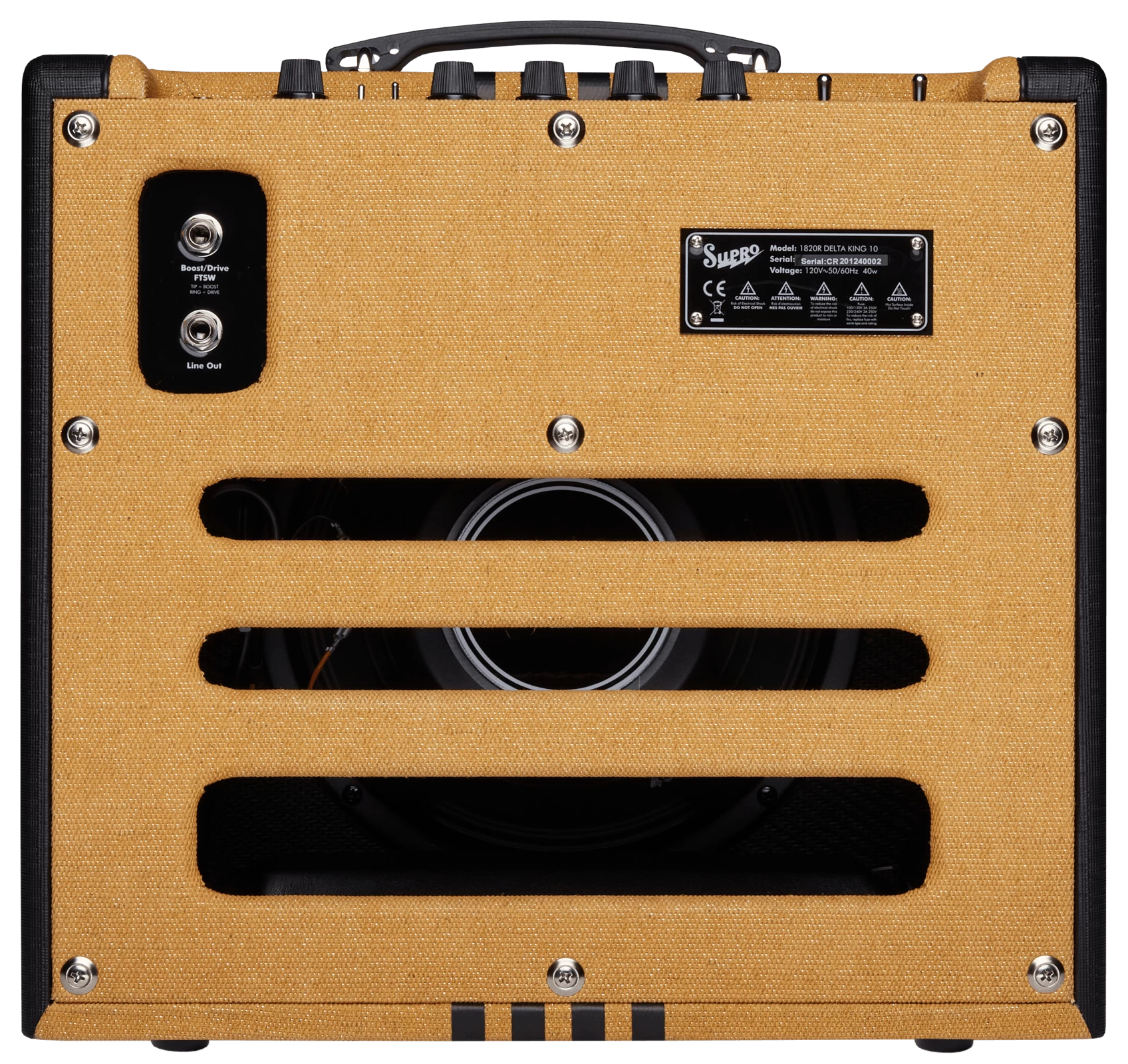 Supro Delta King 10 5-Watt 1x10" Valve Combo Amp In Tweed 4 Supro Delta King 10 5-Watt 1x10" Valve Combo Amp In Tweed - Image 4