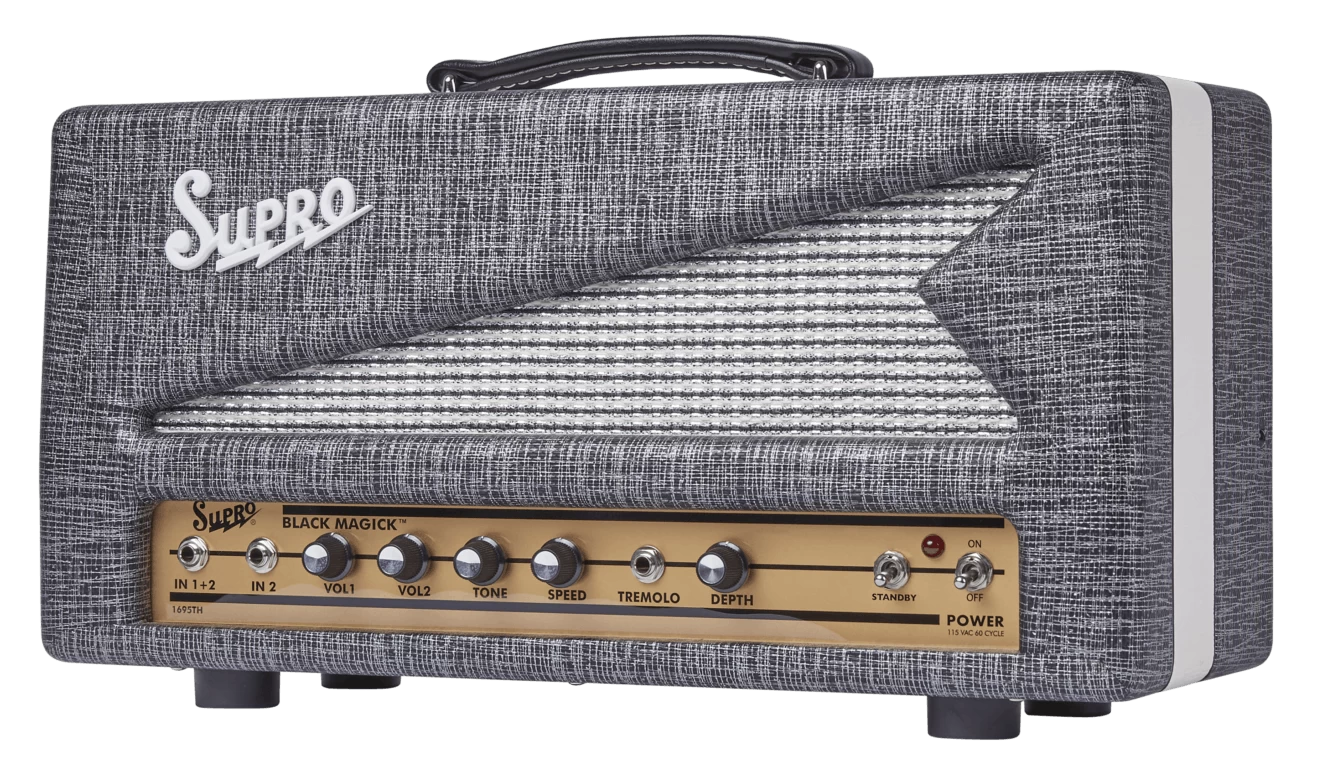 Supro Black Magick Reverb Amp Head 2 Supro Black Magick Reverb Amp Head - Image 2