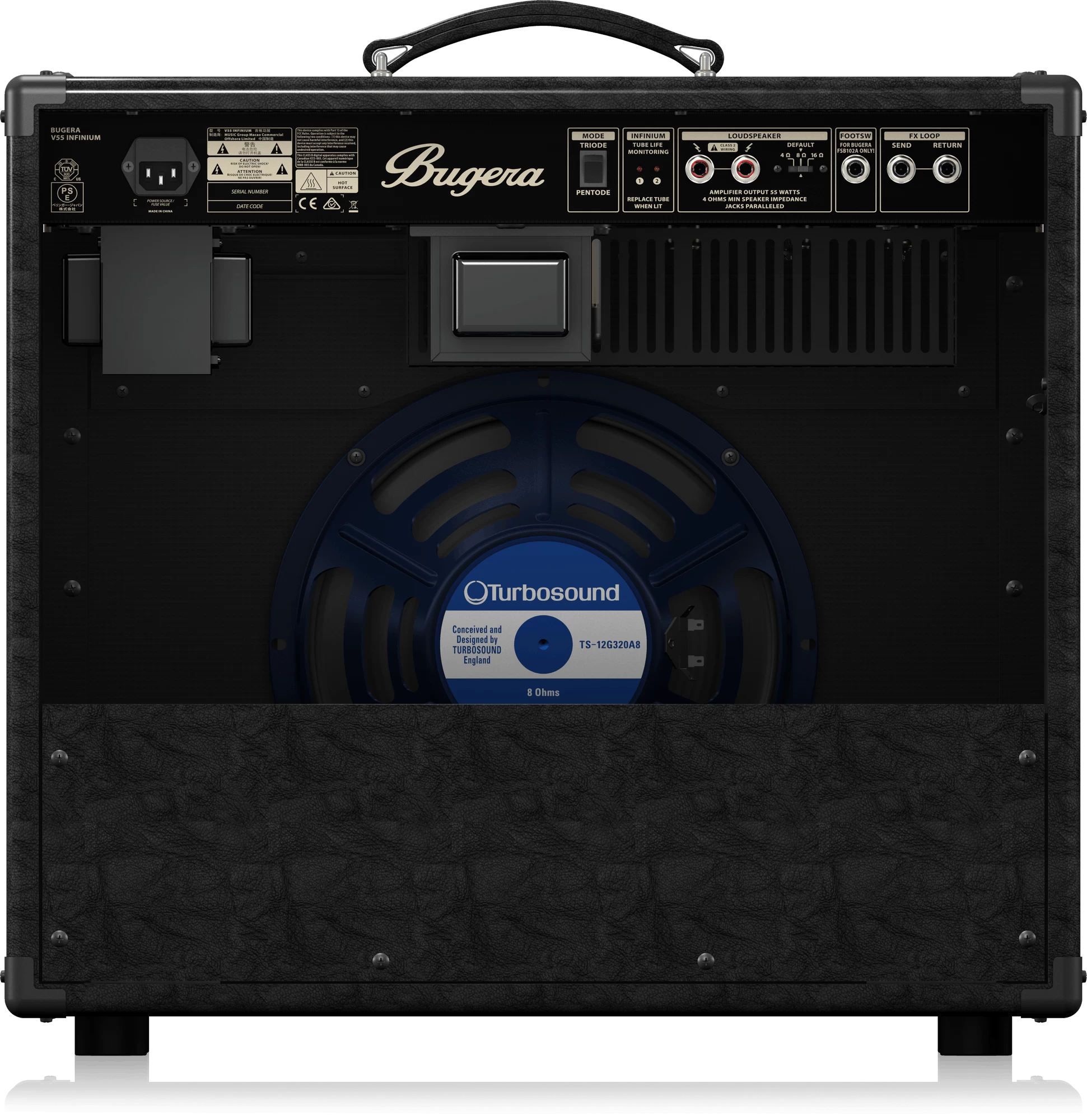 Bugera V55 Infinium 55W Valve Amp Combo 4 Bugera V55 Infinium 55W Valve Amp Combo - Image 4