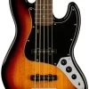 Squier Affinity Jazz Bass V In 3-Colour Sunburst With Indian Laurel Fingerboard