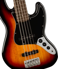 Squier Affinity Jazz Bass V In 3-Colour Sunburst With Indian Laurel Fingerboard -Professional Guitar Store 437284 0378651500 sqr ins fbd 1 nr
