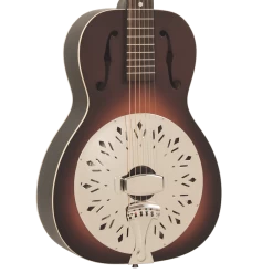Recording King RPH-R1-TS Dirty 30s Single-0 Resonator Guitar In Tobacco Sunburst