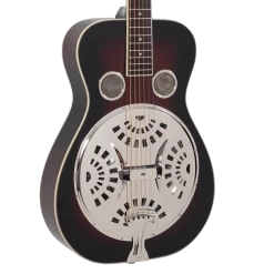 Recording King RR-36-VS Maxwell Series Roundneck Resonator Guitar In Gloss Sunburst
