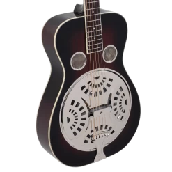 Recording King RR-36-VS Maxwell Series Roundneck Resonator Guitar In Gloss Sunburst -Professional Guitar Store 438878 rr 36 vs top