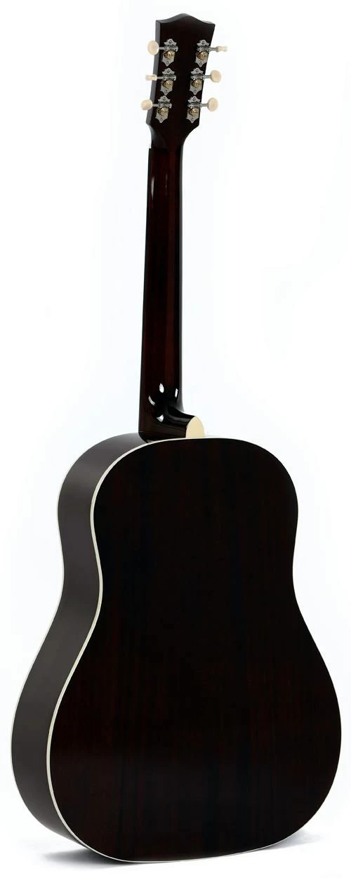 Sigma SJM-SG45 Mahogany D-14 Electro Acoustic High-Gloss Sunburst 3 Sigma SJM-SG45 Mahogany D-14 Electro Acoustic High-Gloss Sunburst - Image 3