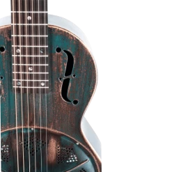 Recording King RM-993-VG Swamp Dog Parlour Resonator Guitar -Professional Guitar Store 440168 RM 993 VG FRONTDETAIL