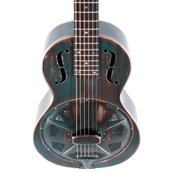 Recording King RM-993-VG Swamp Dog Parlour Resonator Guitar -Professional Guitar Store 440170 RM 993 VG TOPDOWN