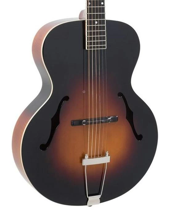 Loar Hand Carved Archtop Acoustic In Vintage Sunburst 1 Loar Hand Carved Archtop Acoustic In Vintage Sunburst