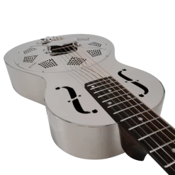 Recording King RM-993 Bell Brass Parlour Resonator Guitar In Nickel -Professional Guitar Store 448937 RM 9932028329