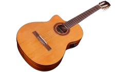 Cordoba C5CE Left Handed Electro Classical Guitar In Natural -Professional Guitar Store 450111 C5 CE Lefty Highlight detail1