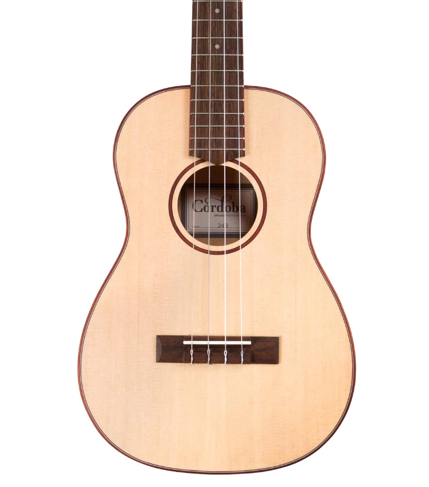 Cordoba 24B Solid Spruce Baritone Ukulele 1 Cordoba 24B Solid Spruce Baritone Ukulele