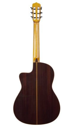 Cordoba Fusion Orchestra CE CEDAR Crossover Solid Cedar Acoustic -Professional Guitar Store 450261 Orchestra CE highlight back 1755x998 1