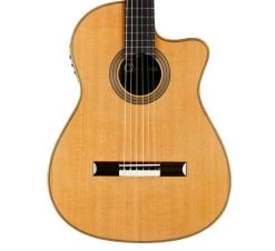 Cordoba Fusion Orchestra CE CEDAR Crossover Solid Cedar Acoustic -Professional Guitar Store 450262 Orchestra CE highlight front 1 1755x99820c