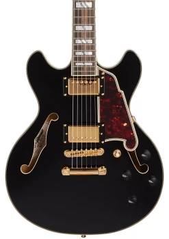 DAngelico Excel Mini DC With StopBar Tailpiece In Black