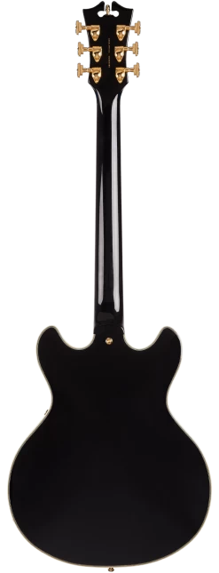 DAngelico Excel Mini DC With StopBar Tailpiece In Black -Professional Guitar Store 450975 DAEMINIDCSBKGS2028229