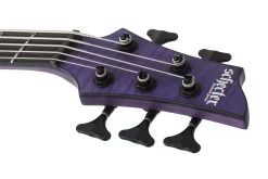 Schecter C-5 GT Bass In Satin Trans Purple -Professional Guitar Store 452286 BANSHEE20520GT20STP20153320HEADSTOCK
