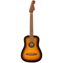 Fender California Redondo Mini Acoustic Guitar In Sunburst
