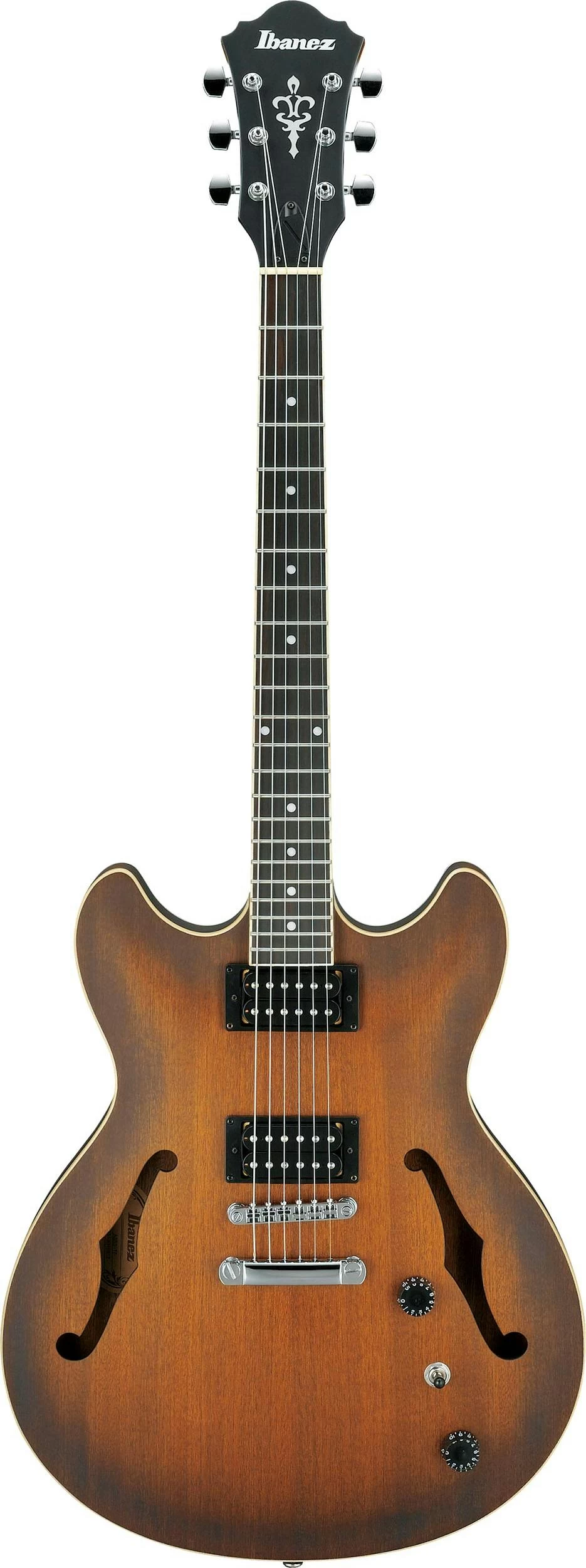 Ibanez AS53 Semi-Hollow Electric Guitar In Tobacco Flat 4 Ibanez AS53 Semi-Hollow Electric Guitar In Tobacco Flat - Image 4