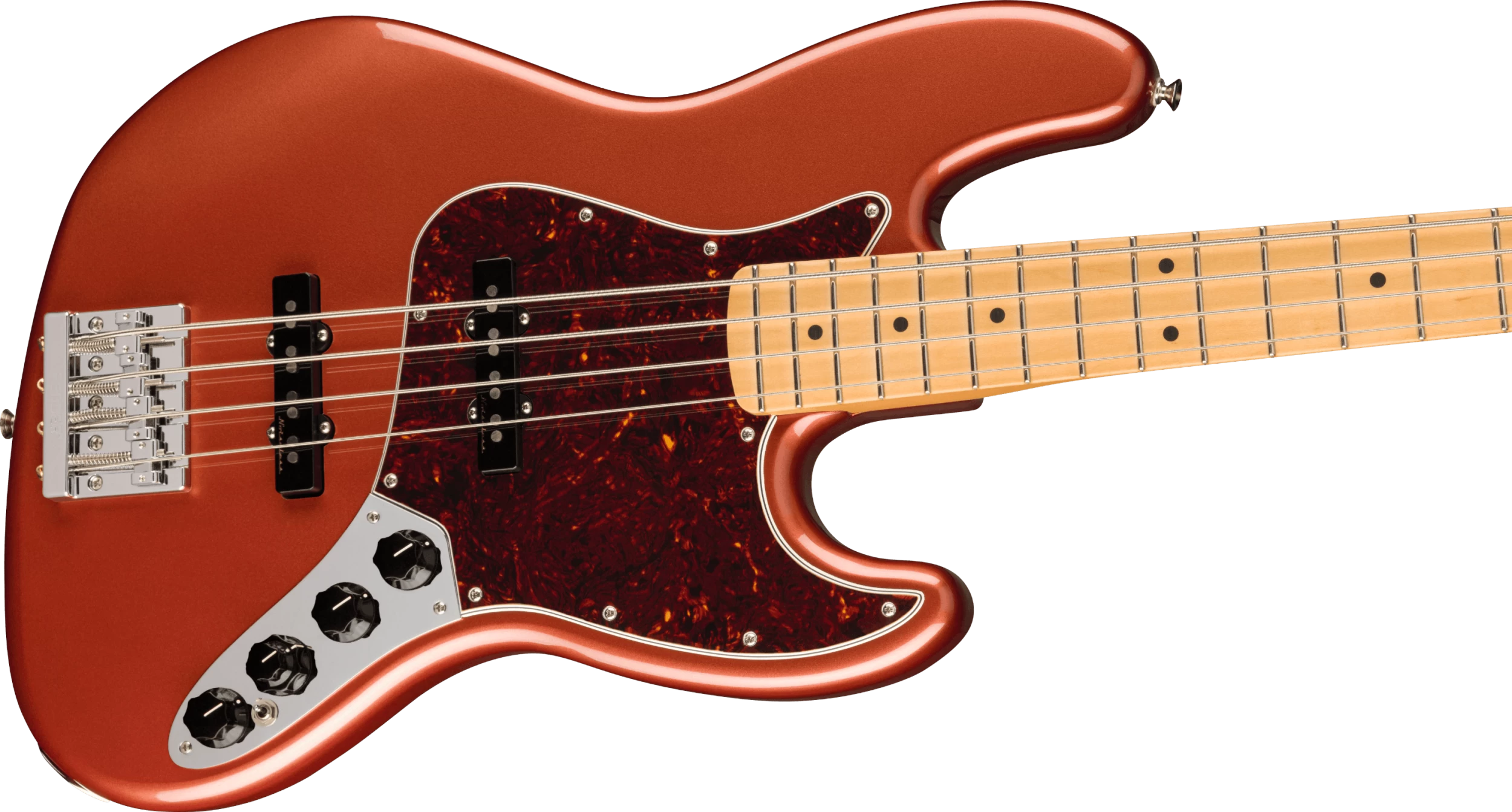 Fender Player Plus Jazz Bass In Aged Candy Apple Red 4 Fender Player Plus Jazz Bass In Aged Candy Apple Red - Image 4
