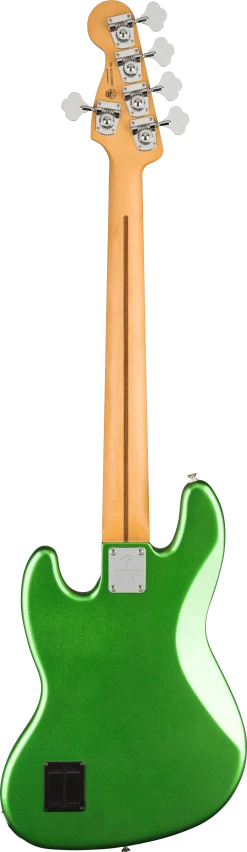 Fender Player Plus 5-String Jazz Bass V In Cosmic Jade Green -Professional Guitar Store 456141 Fender Player Plus Jazz Bass V Maple Fingerboard Cosmic Jade Back