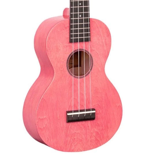 Mahalo Concert Ukulele Island In Coral Pink 1 Mahalo Concert Ukulele Island In Coral Pink