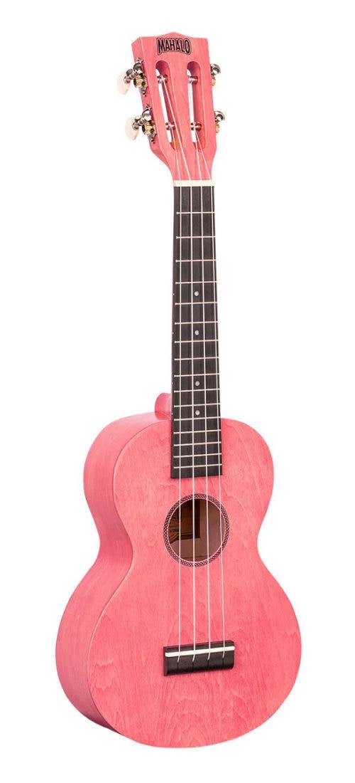 Mahalo Concert Ukulele Island In Coral Pink 2 Mahalo Concert Ukulele Island In Coral Pink - Image 2