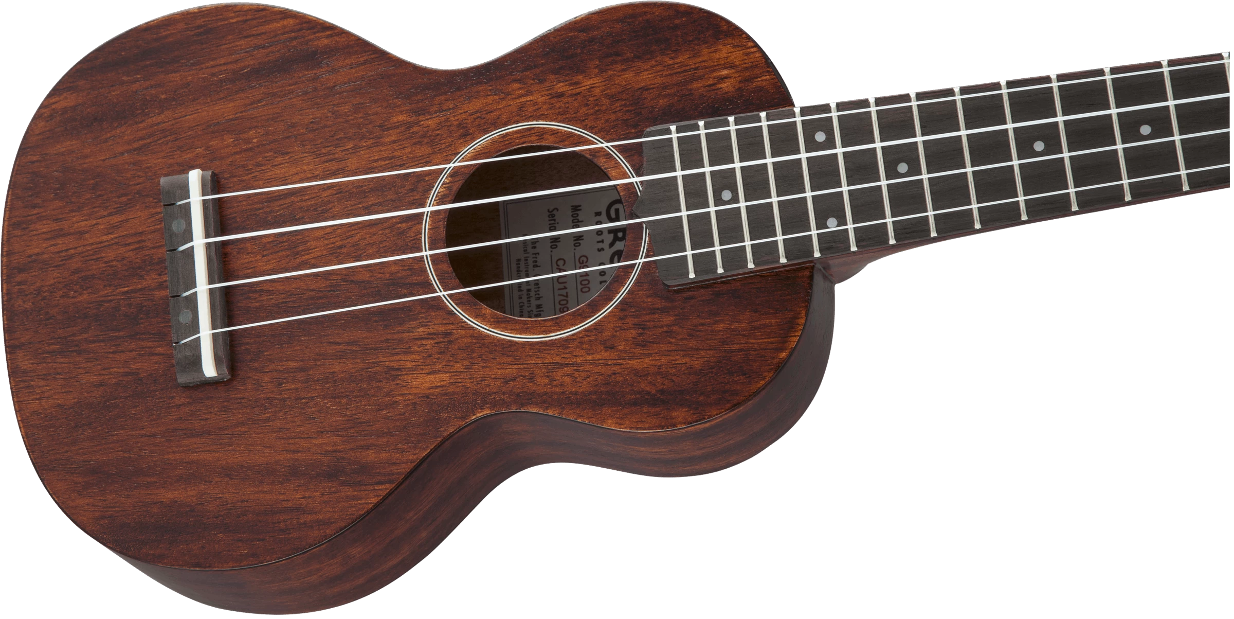 Gretsch G9100 Soprano Standard Ukulele In Vintage Mahogany Stain 4 Gretsch G9100 Soprano Standard Ukulele In Vintage Mahogany Stain - Image 4
