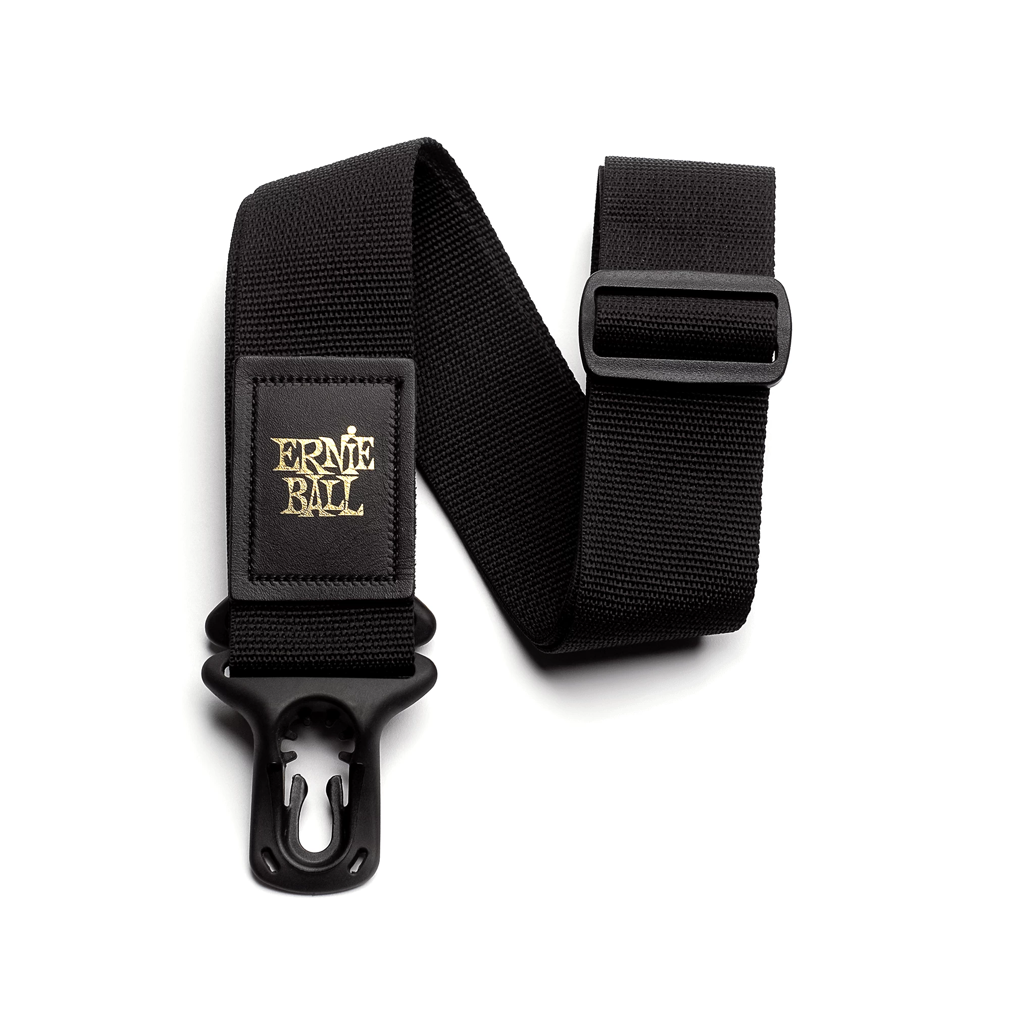 Ernie Ball 2" Black PolyLock Guitar Strap 1 Ernie Ball 2" Black PolyLock Guitar Strap