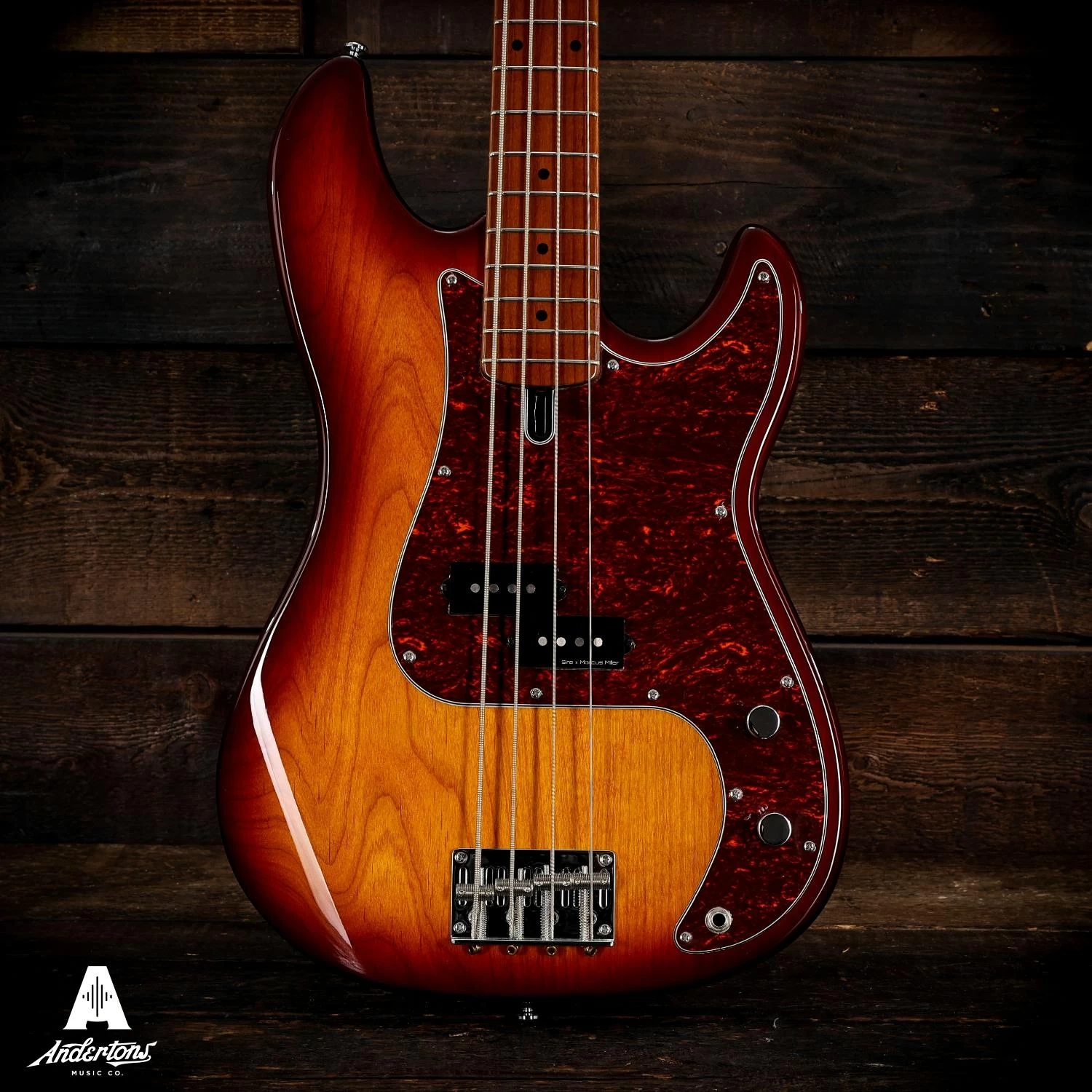 Sire Marcus Miller P5 Alder 4-String Bass Guitar In Tobacco Sunburst 5 Sire Marcus Miller P5 Alder 4-String Bass Guitar In Tobacco Sunburst - Image 5