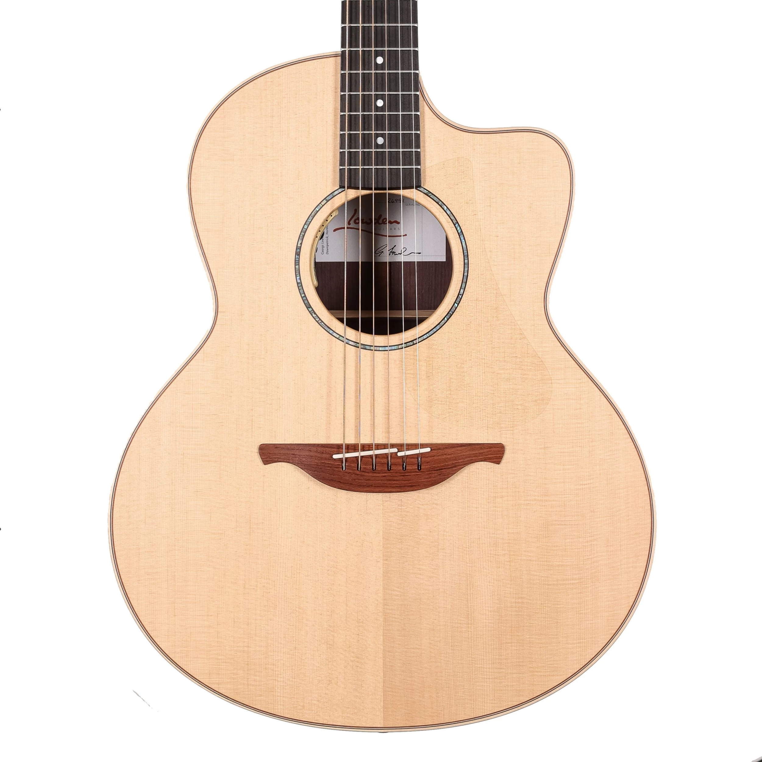 Lowden Stage Edition 32-SE Cutaway Electro-Acoustic Guitar 1 Lowden Stage Edition 32-SE Cutaway Electro-Acoustic Guitar