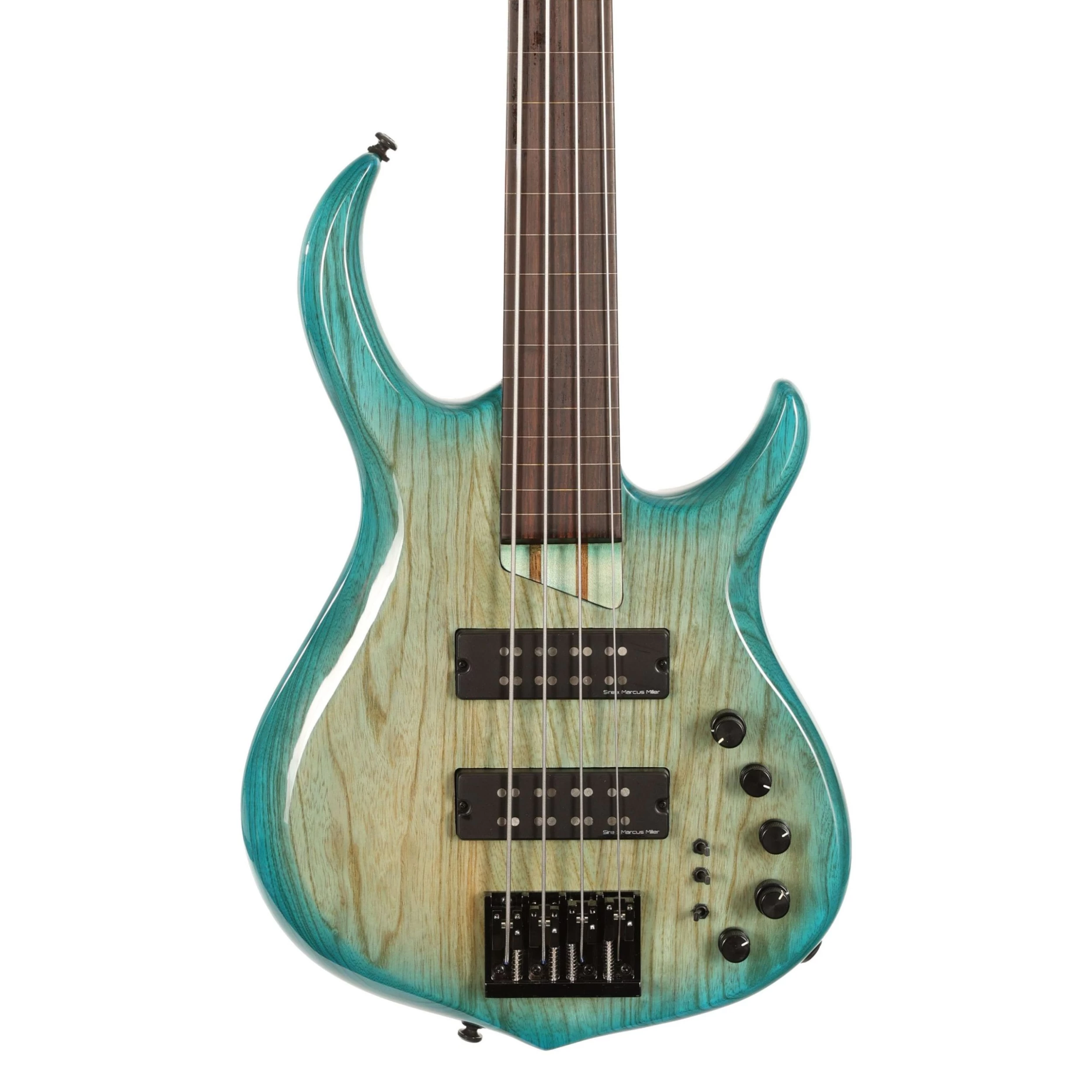 Sire Version 2 Updated Fretless Marcus Miller M5 Swamp Ash 4 String In Trans Blue 1 Sire Version 2 Updated Fretless Marcus Miller M5 Swamp Ash 4 String In Trans Blue