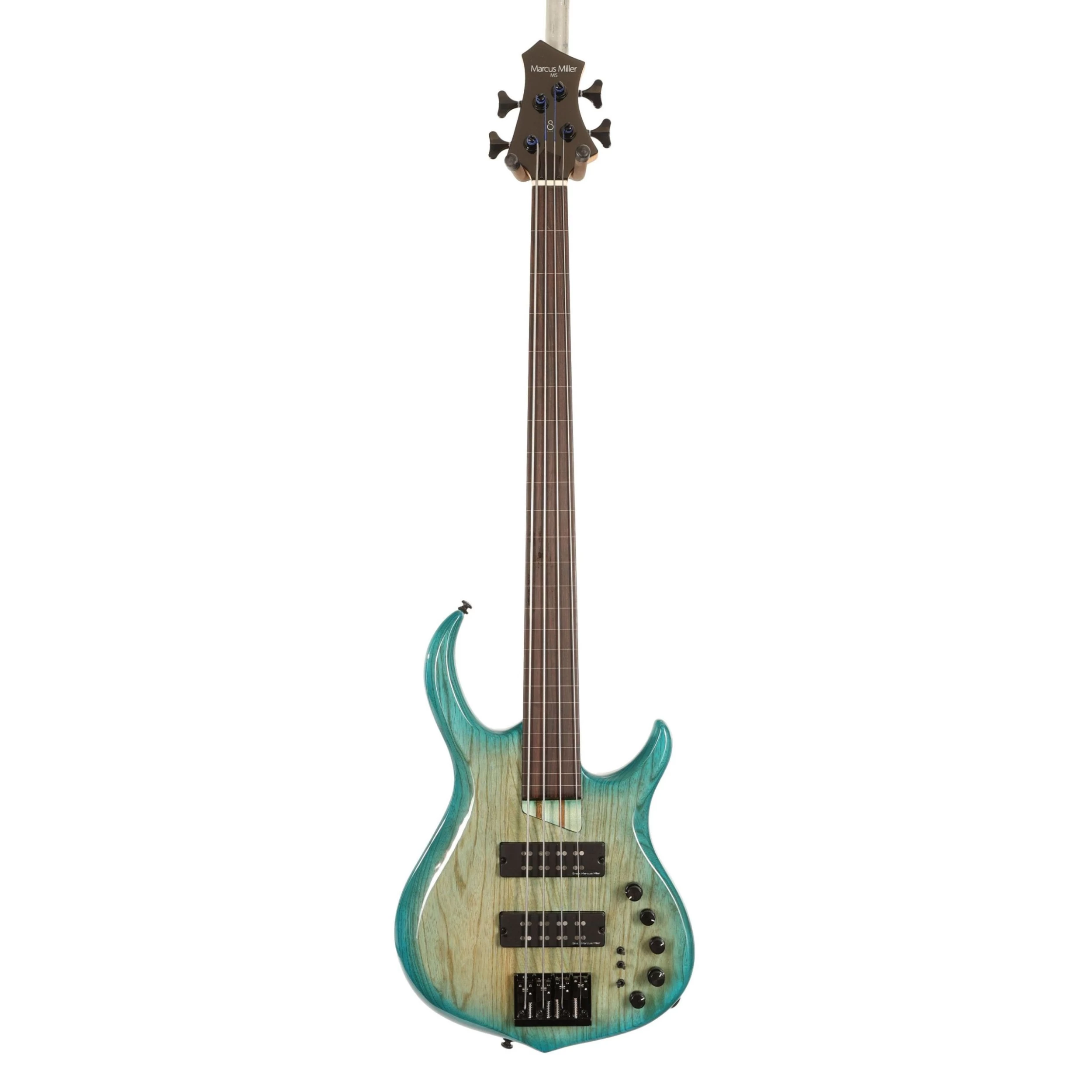 Sire Version 2 Updated Fretless Marcus Miller M5 Swamp Ash 4 String In Trans Blue 2 Sire Version 2 Updated Fretless Marcus Miller M5 Swamp Ash 4 String In Trans Blue - Image 2