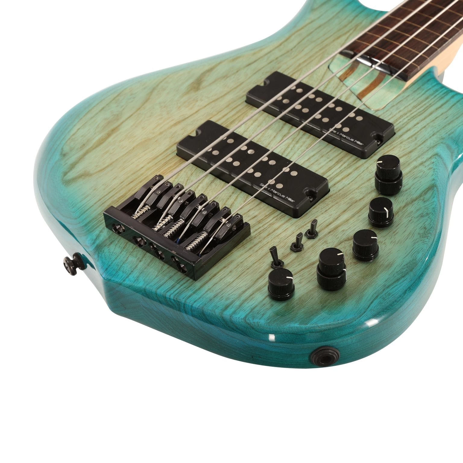 Sire Version 2 Updated Fretless Marcus Miller M5 Swamp Ash 4 String In Trans Blue 5 Sire Version 2 Updated Fretless Marcus Miller M5 Swamp Ash 4 String In Trans Blue - Image 5