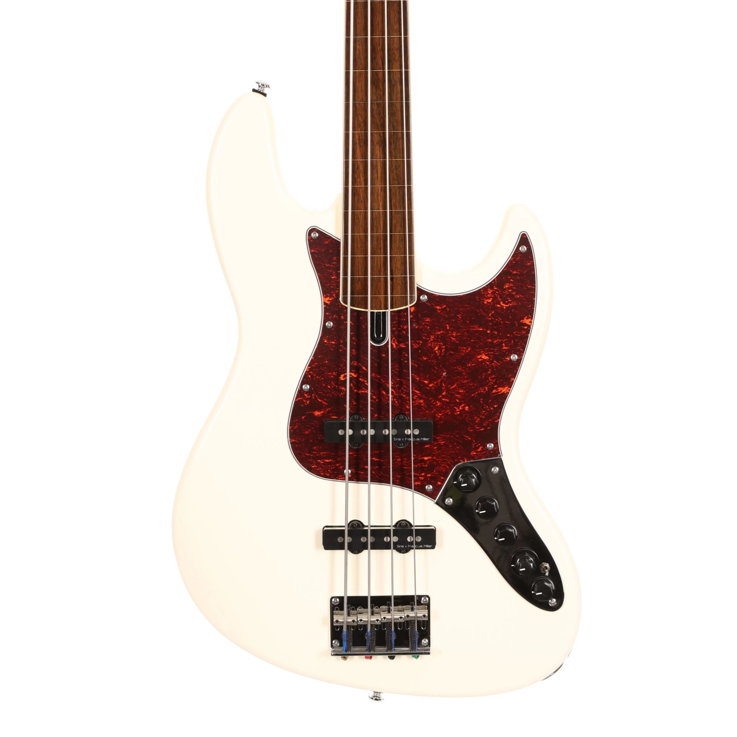 Sire Marcus Miller V7 2nd Generation Alder 4-String Fretless Bass Guitar In Antique White 1 Sire Marcus Miller V7 2nd Generation Alder 4-String Fretless Bass Guitar In Antique White