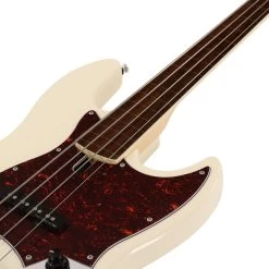 Sire Marcus Miller V7 2nd Generation Alder 4-String Fretless Bass Guitar In Antique White 10 Sire Marcus Miller V7 2nd Generation Alder 4-String Fretless Bass Guitar In Antique White -Professional Guitar Store 477003 V2UDFLV7A4AWH2028629