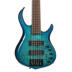 Sire Version 2 Updated Marcus Miller M7 Alder 5 String In Transparent Blue