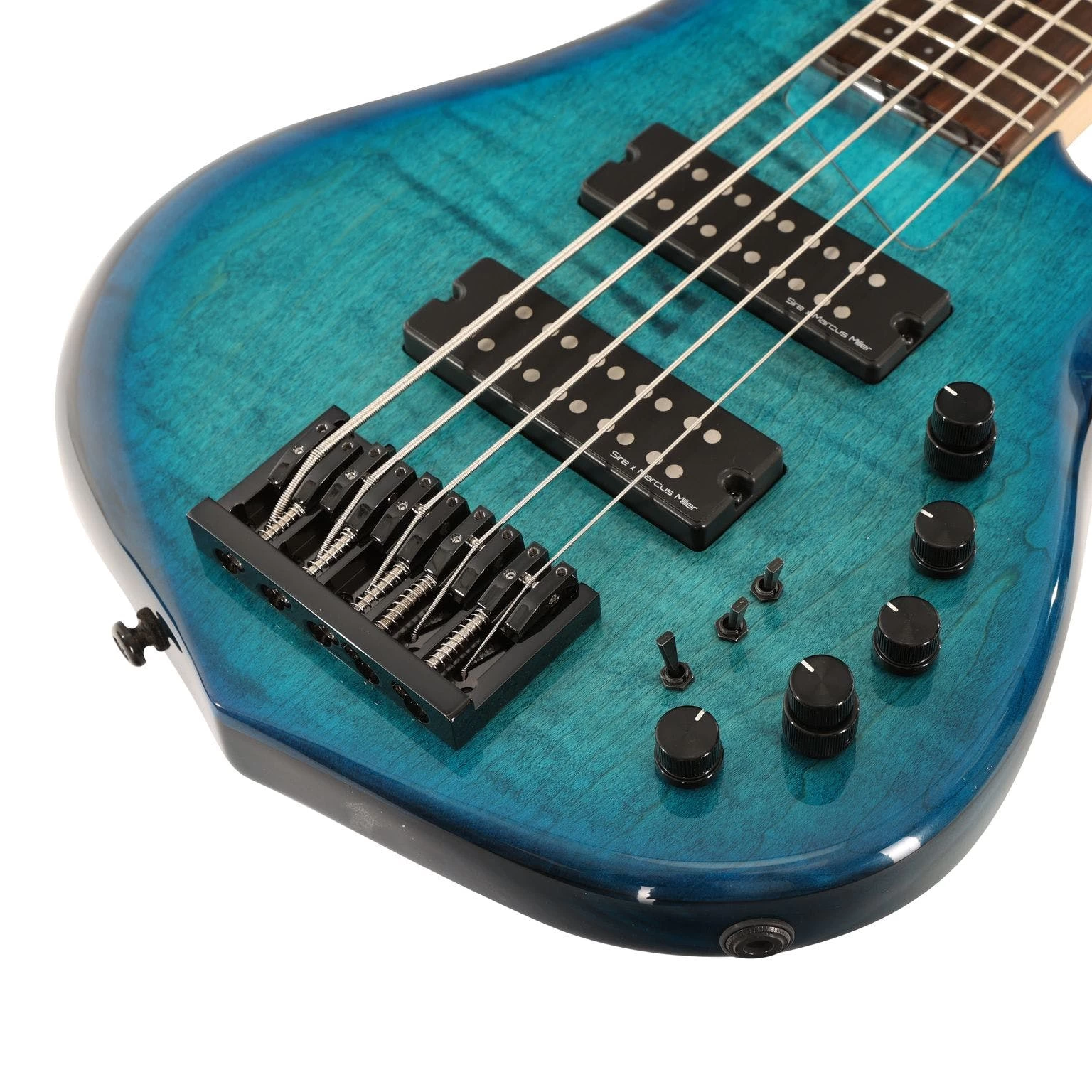 Sire Version 2 Updated Marcus Miller M7 Alder 5 String In Transparent Blue 5 Sire Version 2 Updated Marcus Miller M7 Alder 5 String In Transparent Blue - Image 5