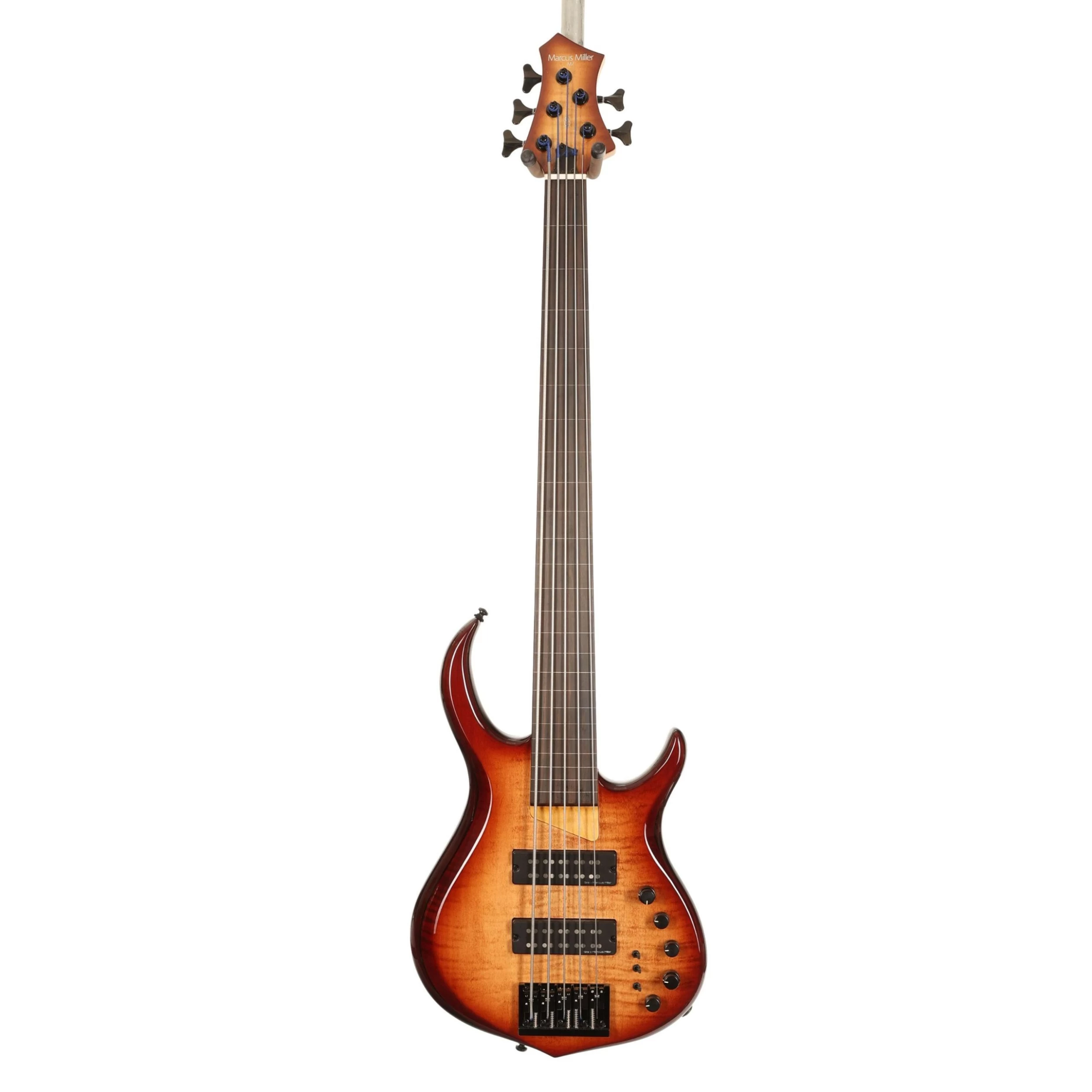 Sire Version 2 Updated Fretless Marcus Miller M7 Alder 5 String In Brown Sunburst 2 Sire Version 2 Updated Fretless Marcus Miller M7 Alder 5 String In Brown Sunburst - Image 2
