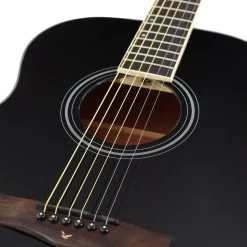 EastCoast J1 Mini-Jumbo Acoustic Guitar In Black 13 EastCoast J1 Mini-Jumbo Acoustic Guitar In Black -Professional Guitar Store 479426 EastCoast G1 Grand Auditorium Gloss20Black Soundhole