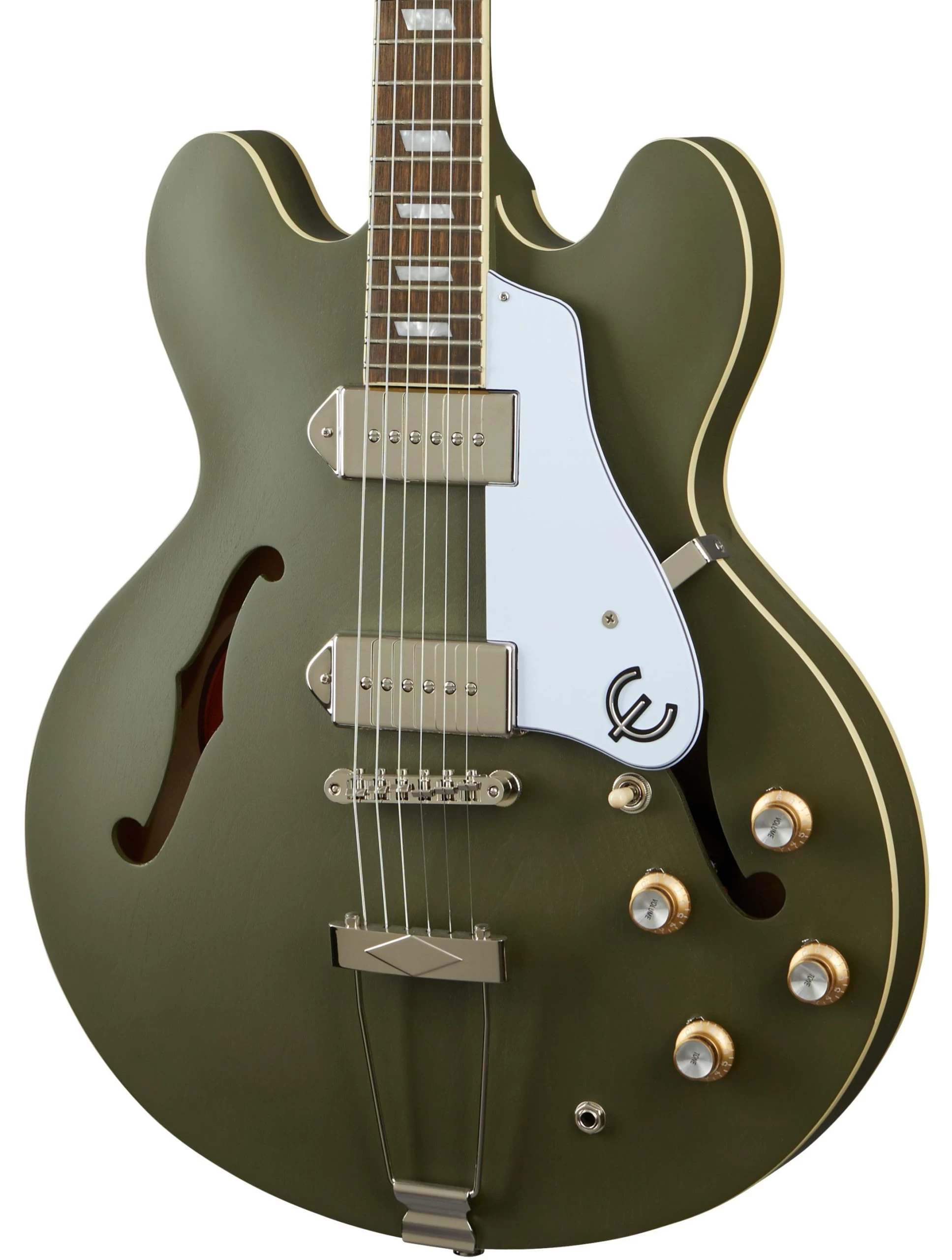 Epiphone Casino In Worn Olive Drab 1 Epiphone Casino In Worn Olive Drab